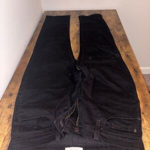 Levi's Men's Jet Black Straight Jeans